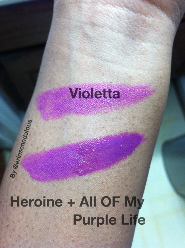 MAC Heroine, Violetta and All of My Purple Life
